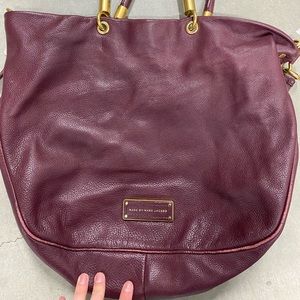 Authentic Marc Jacob’s burgundy crossbody satchel
